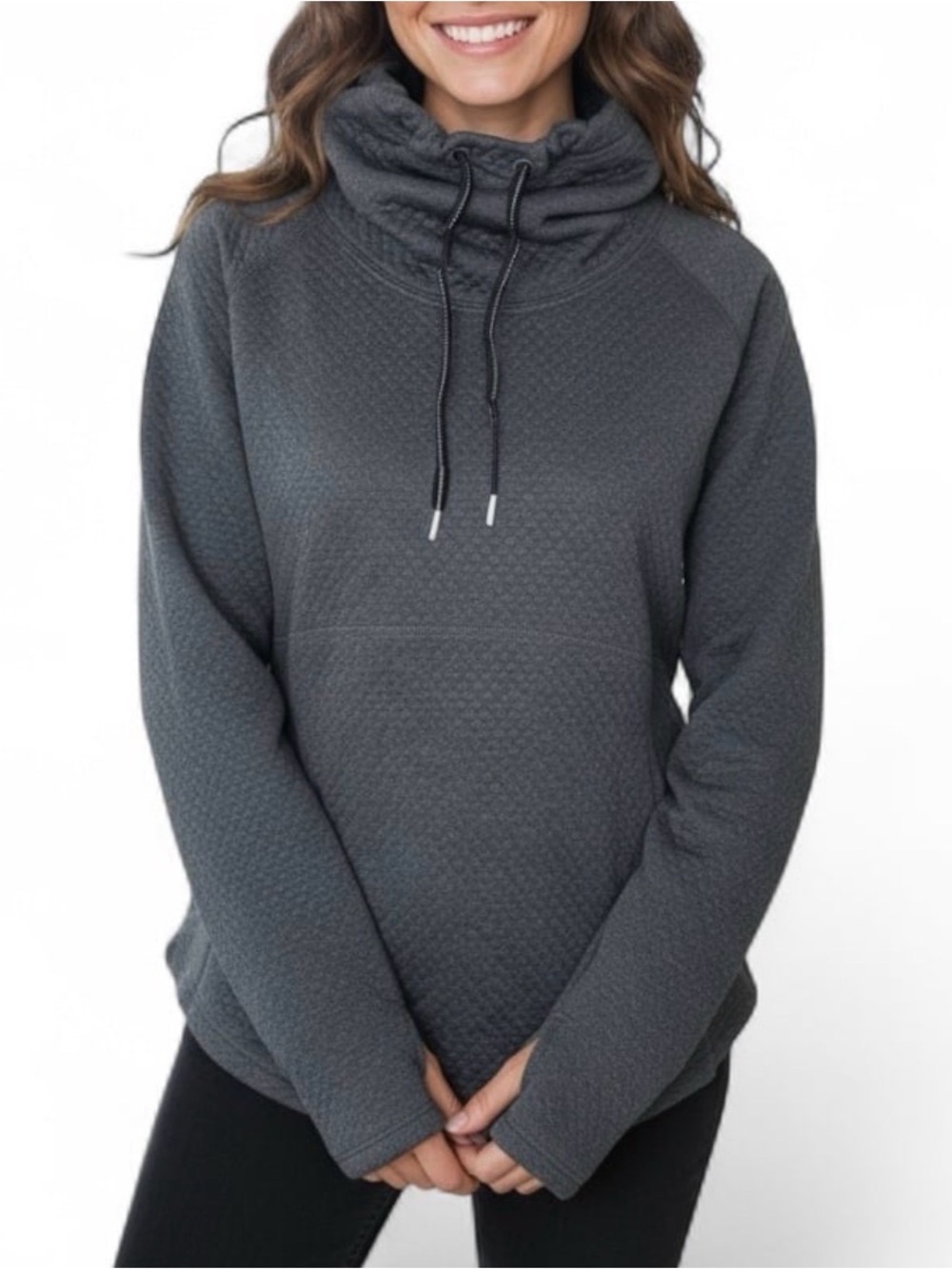 Marmot Annie Quilted Funnel Neck Pullover - size medium
